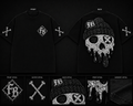 Drippy Skull Branded Tee XL OVERSIZED